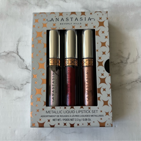 anastasia metallic liquid lipstick set
